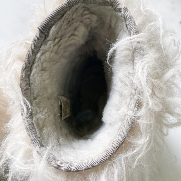 UGG Lida Boots in Seal Grey with Sheepskin and Mongolian Fur - Picture 9 of 15